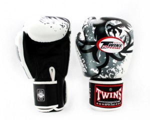 White Twins Special FBGVL3-36 Velcro Men's Fancy Boxing Gloves | NYA138047 | India